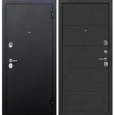 Дверь входная Ferroni ГАРДА 7.5 СМ Букле черный - Бетон графит Дверь входная Ferroni ГАРДА 7.5 СМ Букле черный - Бетон графит